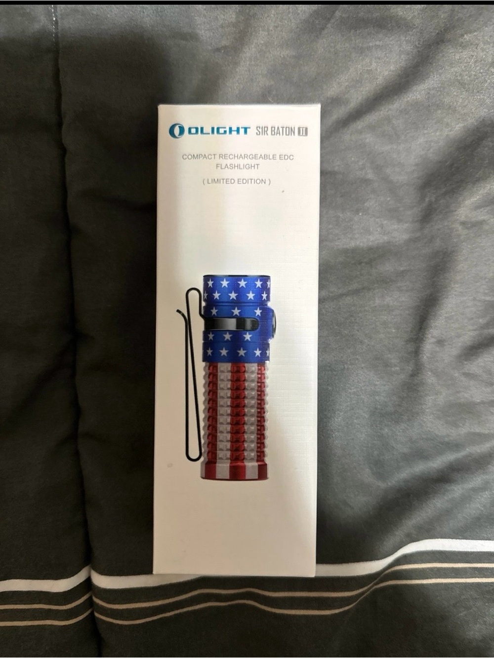 S1R Baton II Limited Edition Flashlight - Red & Blue